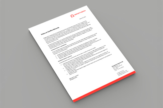 Conflict Minerals Policy